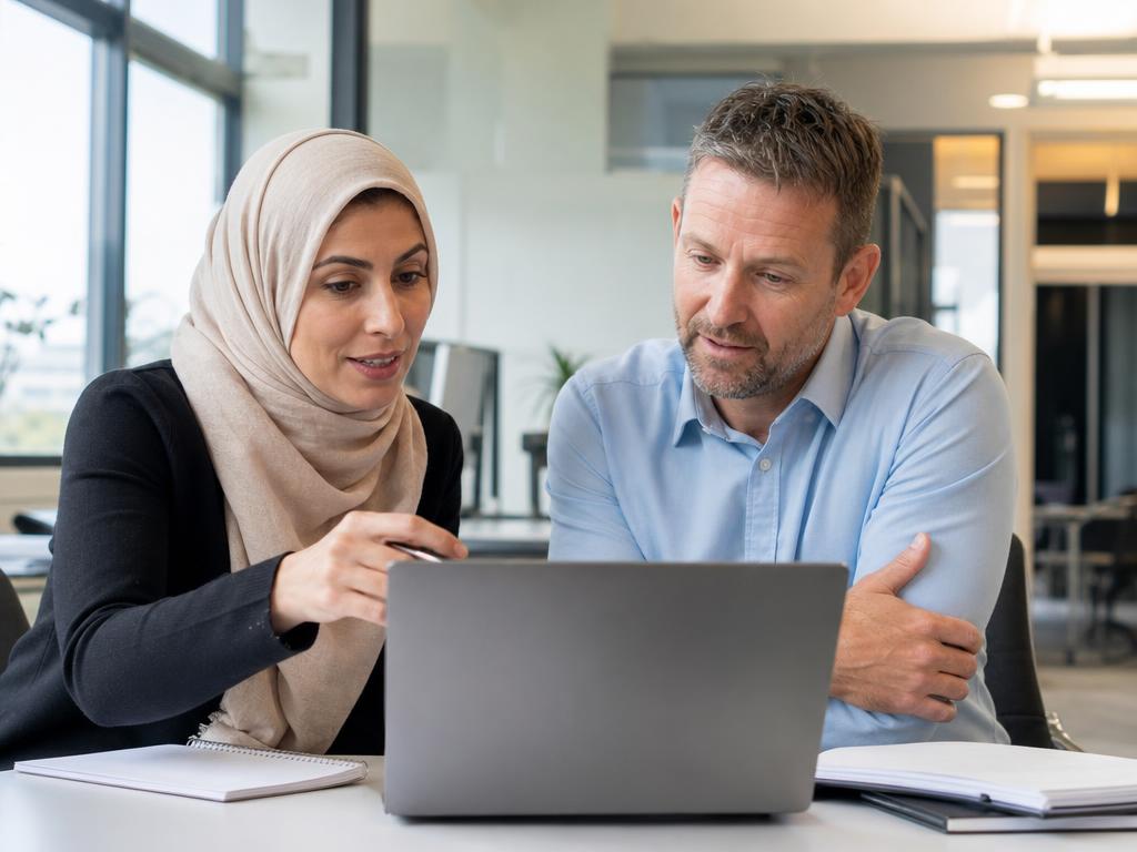 HR-adviseur en arbo-professional bespreken de verzuimaanpak